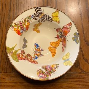 Mackenzie Childs butterfly breakfast bowl